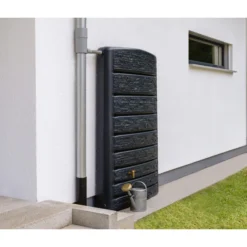 4Rain Wandtank ExtraSLIM Stone Decor, 400 L -Angebote Biohort Store 6697940 WE MO 002 RegenspeicherExtraslim