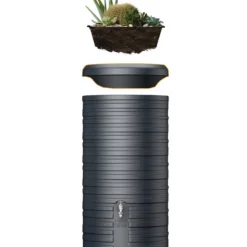 Garantia 2in1 Regenspeicher Nordic, 300 L -Angebote Biohort Store 6698062 WE DE 001 RegenspeicherNordic2in1Schwarz