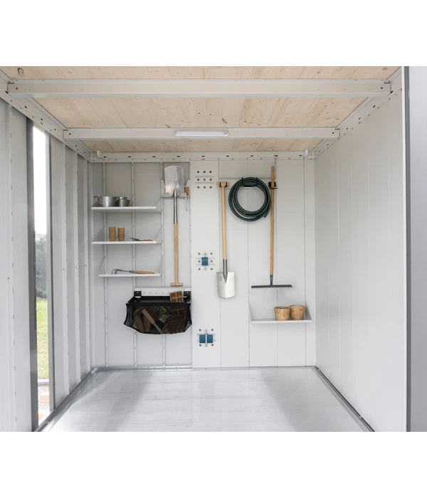 Biohort Gerätehaus Neo A, Quarzgrau/dunkelgrau 5 Biohort Gerätehaus Neo A, Quarzgrau/dunkelgrau – Bild 3