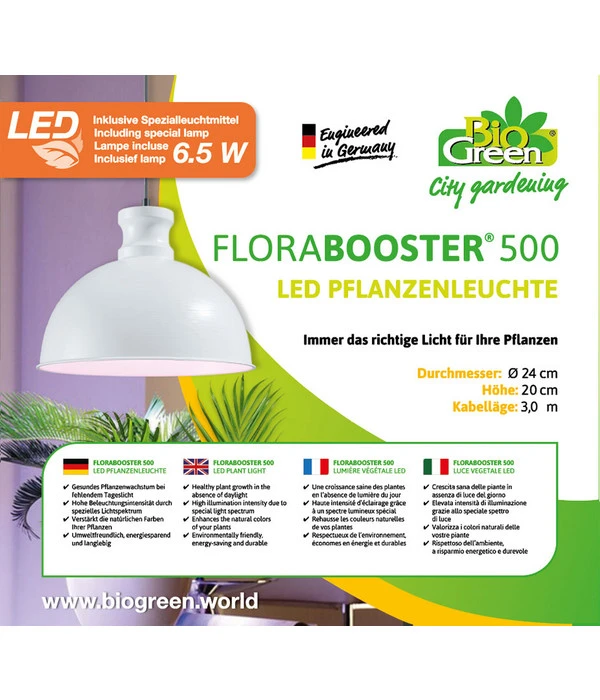 Bio Green Pflanzenleuchte Flora-Booster 500 6 Bio Green Pflanzenleuchte Flora-Booster 500 – Bild 4