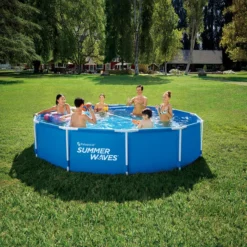Summer Waves Frame Pool Blau -Angebote Biohort Store 6735856 WE MO 001 PoolRound