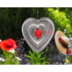 Illumino Windspiel Herzy Mit Roter Kugel -Angebote Biohort Store 6751861 WE MO 001 WindspielHerzy