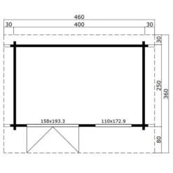 Weka Weekendhaus 709 Gr. 1, Ca. B460/H231,2/T360 Cm 5 Weka Weekendhaus 709 Gr. 1, Ca. B460/H231,2/T360 Cm -Angebote Biohort Store 6767859 WE FS 002 WekaGartenhaus