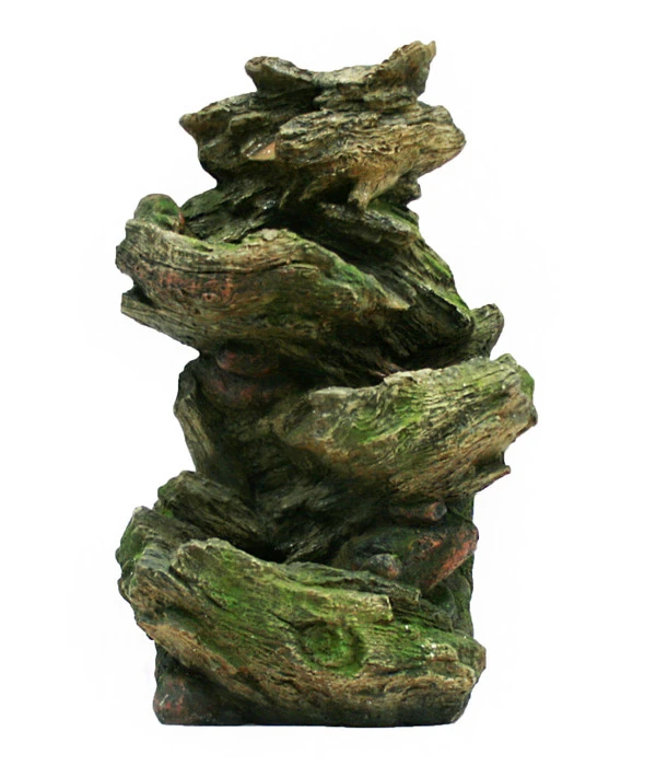 Ubbink Polyresin-Gartenbrunnen Mini-Wasserfall Vernier, Ca. B46/H78/T36 Cm 3 Ubbink Polyresin-Gartenbrunnen Mini-Wasserfall Vernier, Ca. B46/H78/T36 Cm