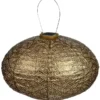 Lumiz Solar-Lampion Oval Ikat, Ca. Ø40/H27 Cm -Angebote Biohort Store 6814446 WE FS 001 Solarleuchte