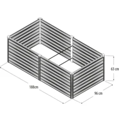 Vitavia Hochbeet Oslo, Seegras/alu -Angebote Biohort Store 6882658 WE BG 002 VitaviaHochbeetOsloNeu