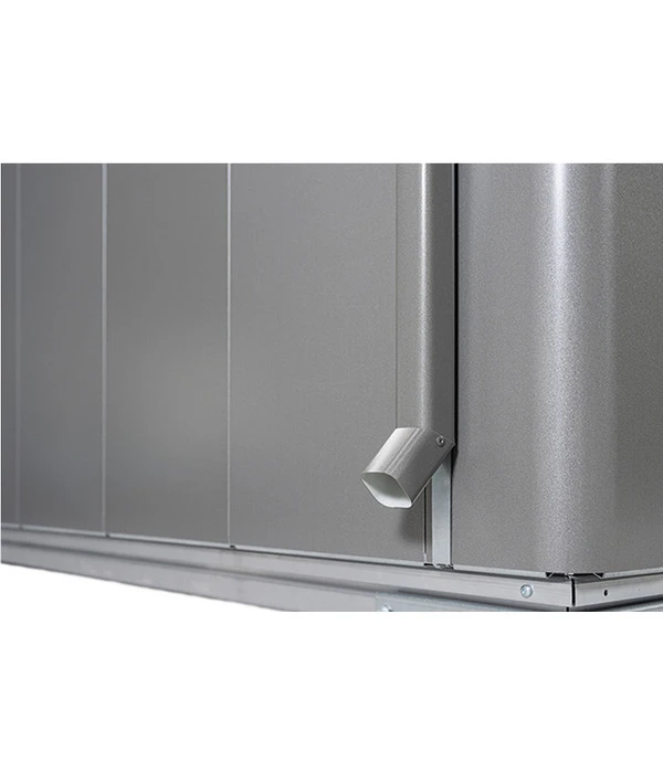 Biohort Gerätehaus Neo 3B, Silber/quarzgrau 4 Biohort Gerätehaus Neo 3B, Silber/quarzgrau – Bild 2