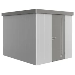 Biohort Gerätehaus Neo 3B, Silber/quarzgrau