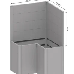 Biohort Sichtschutz Belvedere L100, Ca. B102/H91/T102 Cm -Angebote Biohort Store 6890339 WE BG 001 BiohortSichtschutzNeu