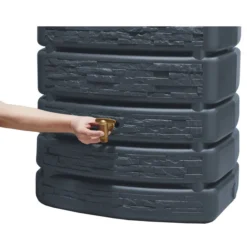 4rain Wandtank Slim Stone Decor, 500 L 13 4rain Wandtank Slim Stone Decor, 500 L -Angebote Biohort Store 6920490 WE DE 001 4rainWandtankSlim500LSchwarz