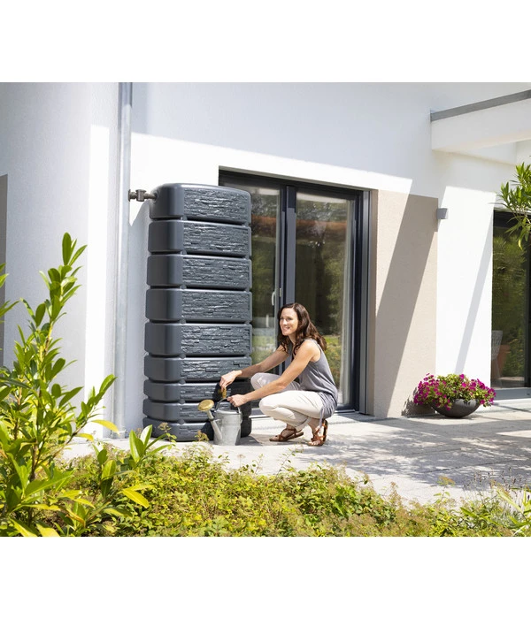 4rain Wandtank Slim Stone Decor, 500 L 4 4rain Wandtank Slim Stone Decor, 500 L – Bild 2