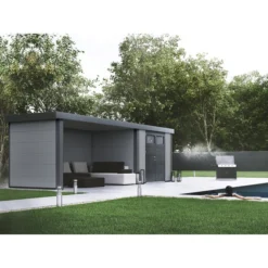 Wolff Finnhaus Metallgerätehaus Eleganto 3024, Inkl. Lounge Links, Ca. B602/H227/T258 Cm 6 Wolff Finnhaus Metallgerätehaus Eleganto 3024, Inkl. Lounge Links, Ca. B602/H227/T258 Cm -Angebote Biohort Store 6929442 WE MO 001 FinnhausEleganto