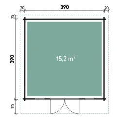 Wolff Finnhaus Gartenhaus Trondheim 44-C -Angebote Biohort Store 6930101 WE DE 001 FinnhausBBHTrondheim44C