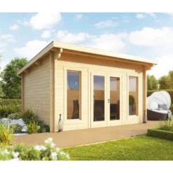 Wolff Finnhaus Gartenhaus Trondheim 44-C -Angebote Biohort Store 6930101 WE MO 001 FinnhausBBHTrondheim44C