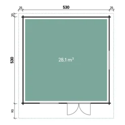 Wolff Finnhaus Gartenhaus Nordkap 70-G -Angebote Biohort Store 6930622 WE DE 001 FinnhausBBHNordkap70G