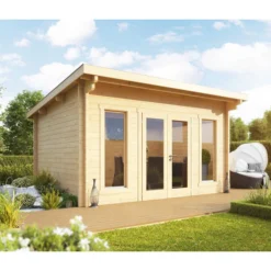 Wolff Finnhaus Gartenhaus Trondheim 70-M -Angebote Biohort Store 6931000 WE MO 001 FinnhausBBHTrondheim70M