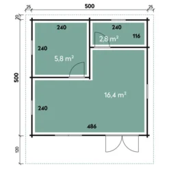 Wolff Finnhaus Gartenhaus Lappland 70-A -Angebote Biohort Store 6931018 WE DE 001 FinnhausBBHLappland70A