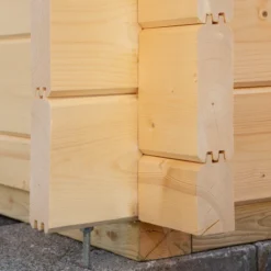 Wolff Finnhaus Gartenhaus Trondheim 70-D XL, Inkl. Schiebetür Rechts, Ca. B490/H256/T390 Cm -Angebote Biohort Store 6931299 WE DE 010 FinnhausBBHTrondheim70D