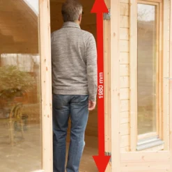 Wolff Finnhaus Gartenhaus Trondheim 70-F XL, Inkl. Schiebetür Rechts, Ca. B540/H256/T590 Cm -Angebote Biohort Store 6931315 WE DE 004 FinnhausBBHTrondheim70F