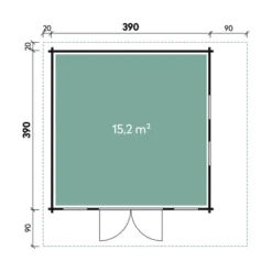 Wolff Finnhaus Gartenhaus Aalborg 70-C XL, Ca. B500/H280/T500 Cm 7 Wolff Finnhaus Gartenhaus Aalborg 70-C XL, Ca. B500/H280/T500 Cm -Angebote Biohort Store 6931364 WE DE 001 FinnhausBBHAalborg70C