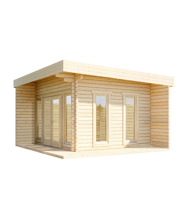 Wolff Finnhaus Gartenhaus Aalborg 70-C XL, Ca. B500/H280/T500 Cm 3 Wolff Finnhaus Gartenhaus Aalborg 70-C XL, Ca. B500/H280/T500 Cm