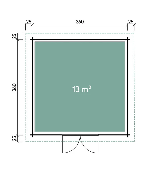 Wolff Finnhaus Gartenhaus Malmö 70-B 5 Wolff Finnhaus Gartenhaus Malmö 70-B – Bild 3