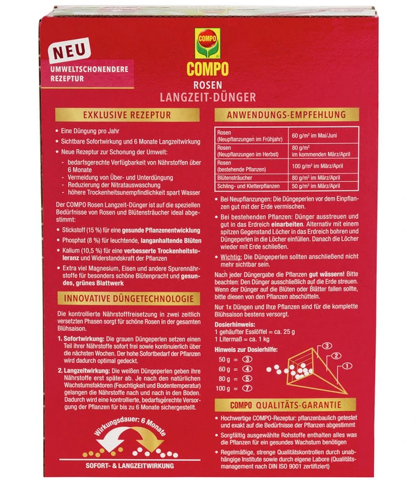 COMPO Rosen Langzeit-Dünger 4 COMPO Rosen Langzeit-Dünger – Bild 2