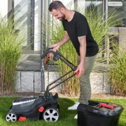 AL-KO Akku-Rasenmäher 3.82 LI Premium Inkl. 2 Akkus -Angebote Biohort Store 6942619 WE DE 007 AkkuRasenmaeherPremium