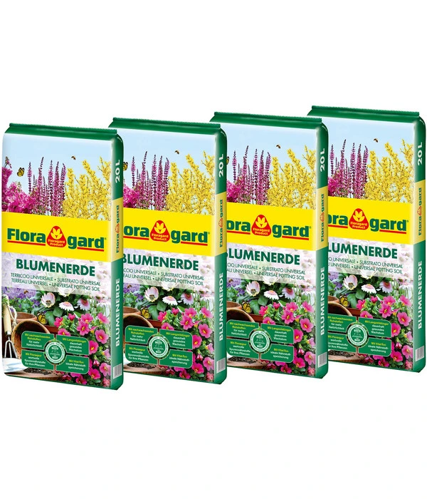 Floragard Blumenerde, 4 X 20 L 3 Floragard Blumenerde, 4 X 20 L