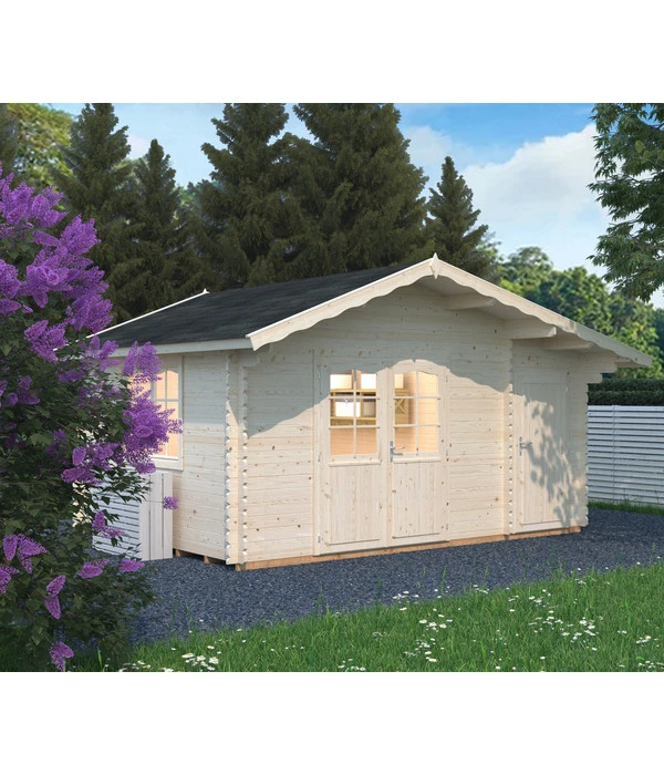 Palmako Gartenhaus Emma, Ca. B513/H268/T410 Cm 4 Palmako Gartenhaus Emma, Ca. B513/H268/T410 Cm – Bild 2