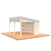 Palmako Pavillon Nova, Ca. B432/H282/T376 Cm -Angebote Biohort Store 6977417 WE FS 001 PavillonNovaNatur
