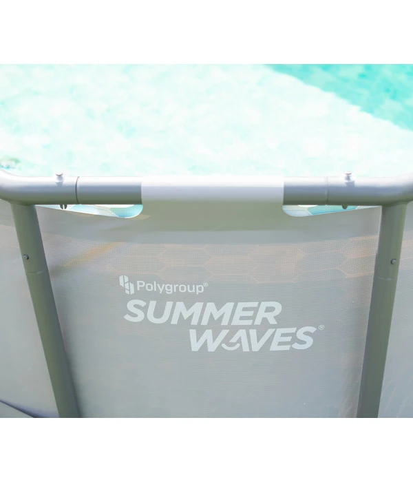 Summer Waves Frame Pool-Set, Oval, Anthrazit 13 Summer Waves Frame Pool-Set, Oval, Anthrazit – Bild 11