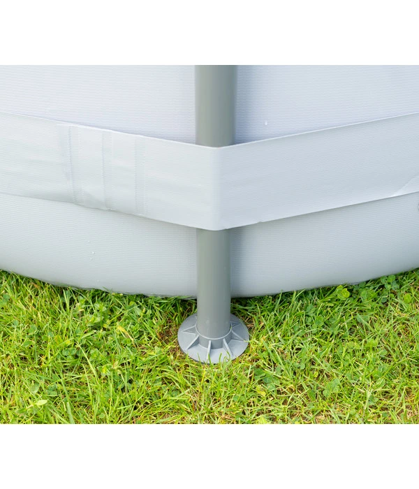 Summer Waves Frame Pool-Set, Oval, Anthrazit 15 Summer Waves Frame Pool-Set, Oval, Anthrazit – Bild 13