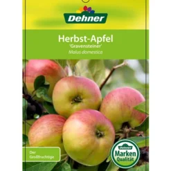 Herbstapfel 'Gravensteiner' -Angebote Biohort Store 7657398 HerbstapfelGravensteiner Etikett 1