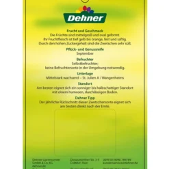 Zwetschge 'Haroma' -Angebote Biohort Store 7662703 ZwetscheHaroma Etikett 2