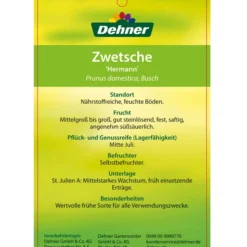 Zwetschge 'Hermann' -Angebote Biohort Store 7666688 ZwetschgeHermann Etikett 2