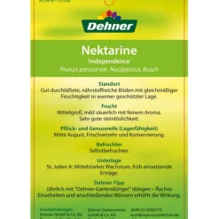 Dehner Nektarine 'Independence' 7 Dehner Nektarine 'Independence' -Angebote Biohort Store 7687304 NektarineIndependence Etikett 2