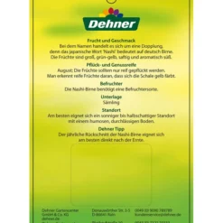 Nashi-Birne 'Nijiseiki' -Angebote Biohort Store 7719826 Nashi BirneNijiseiki Etikett 2