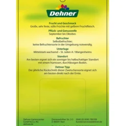 Zwetschge 'Presenta' -Angebote Biohort Store 7729460 ZwetschePresenta Etikett 2