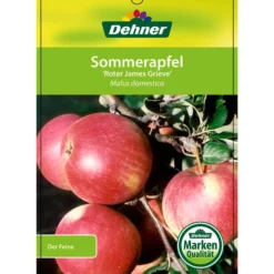 Sommerapfel 'Roter James Grieve' -Angebote Biohort Store 7745730 SommerapfelRoterJamesGrieve Etikett 1