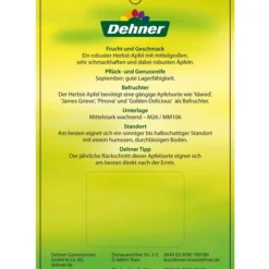 Herbstapfel 'Rubinola' -Angebote Biohort Store 7747165 HerbstapfelRubinola Etikett 2