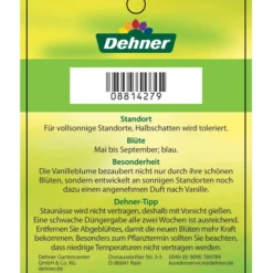 Vanilleblume -Angebote Biohort Store 8814279 Vanilleblume Etikett 2