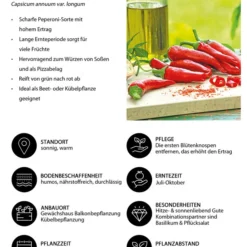 Rote Peperoni, Scharf 13 Rote Peperoni, Scharf -Angebote Biohort Store 8831687 WE IG 001 RotePeperoni