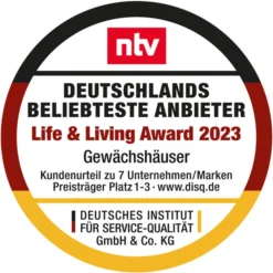 Vitavia Minigewächshaus Merlin, Ca. B80/H106,50/T111 Cm -Angebote Biohort Store Siegel VitaviaGewaechshauser