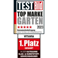 Vitavia Minigewächshaus Merlin, Ca. B80/H106,50/T111 Cm -Angebote Biohort Store Siegel VitaviaGlasundKunststoffgewaechshauser